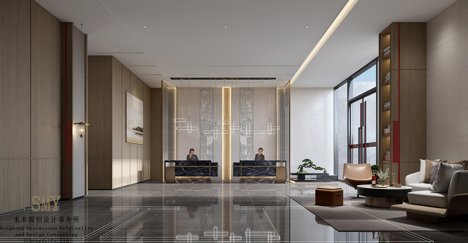 快捷酒店、酒店大廳設(shè)計